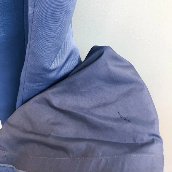 BHLDN Amsale Moe Strappy Dusk Blue Slim Mermaid Bridesmaids Formal Maxi Dress 6 - Picture 8 of 8